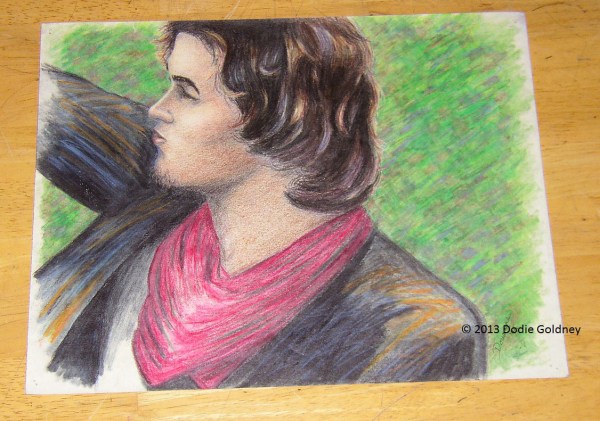 coloured pencil