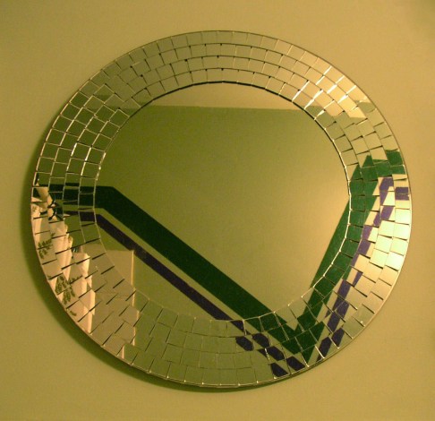 ikea mirror and racing stripe